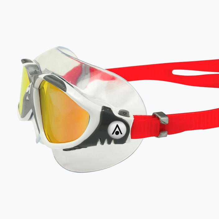 Aquasphere Vista biela/červená/červená titánová zrkadlová plavecká maska MS5600915LMR 3
