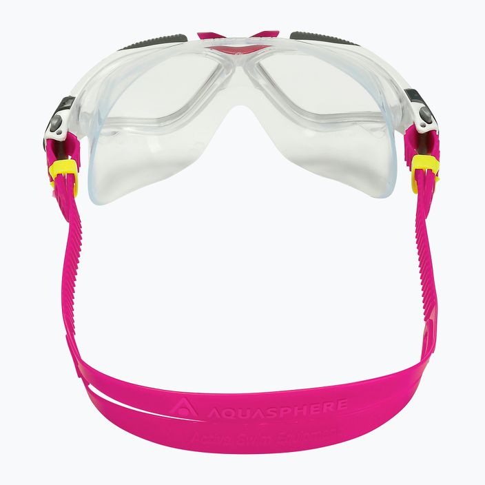 Maska na plávanie Aquasphere Vista white/raspberry/lenses clear 4