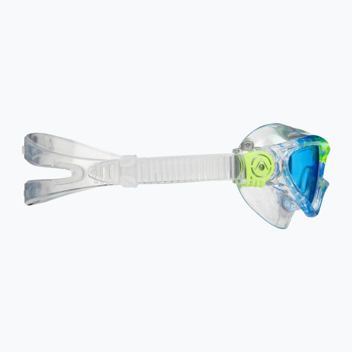 Detská plavecká maska Aquasphere Vista transparentná/jasne zelená/modrá MS5630031LB 3