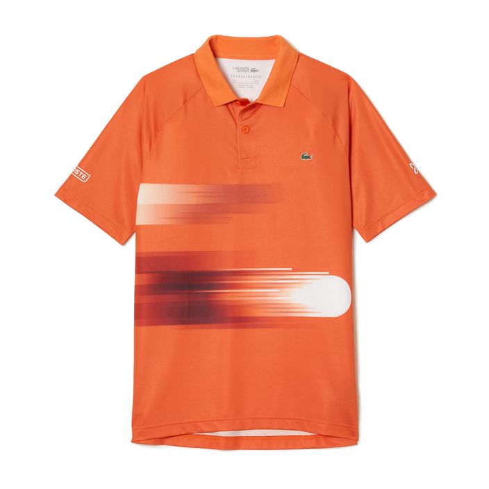 Lacoste pánske tenisové polo tričko oranžové DH0853 2