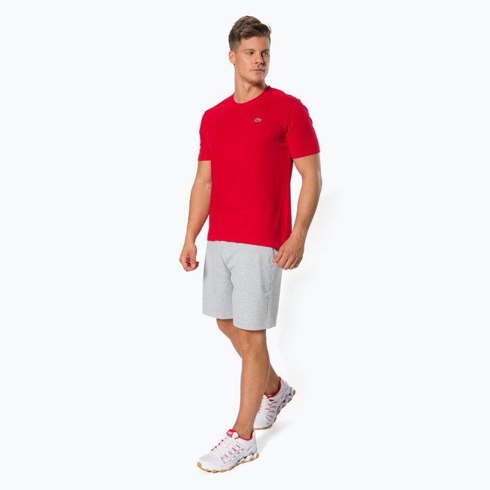 Lacoste pánske tenisové tričko červené TH7618 2