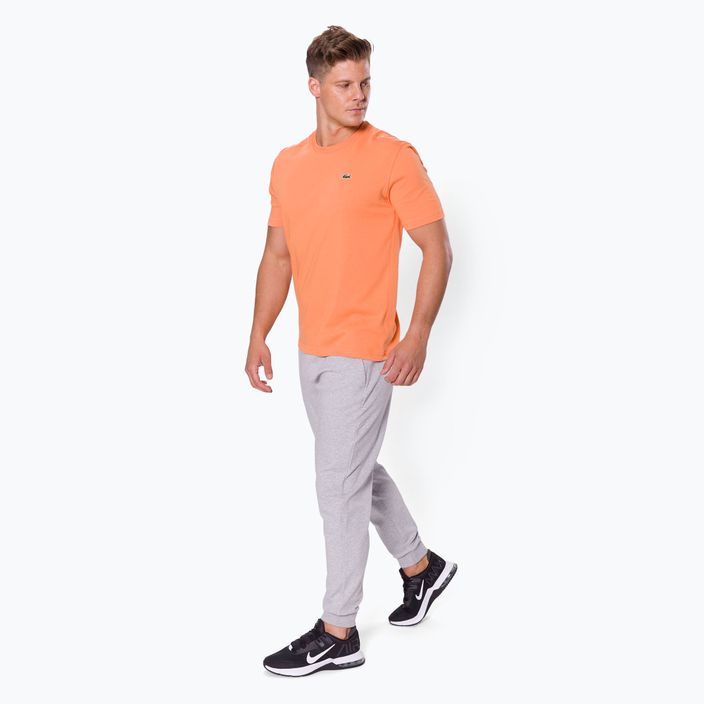 Lacoste pánske tenisové tričko oranžové TH7618 2