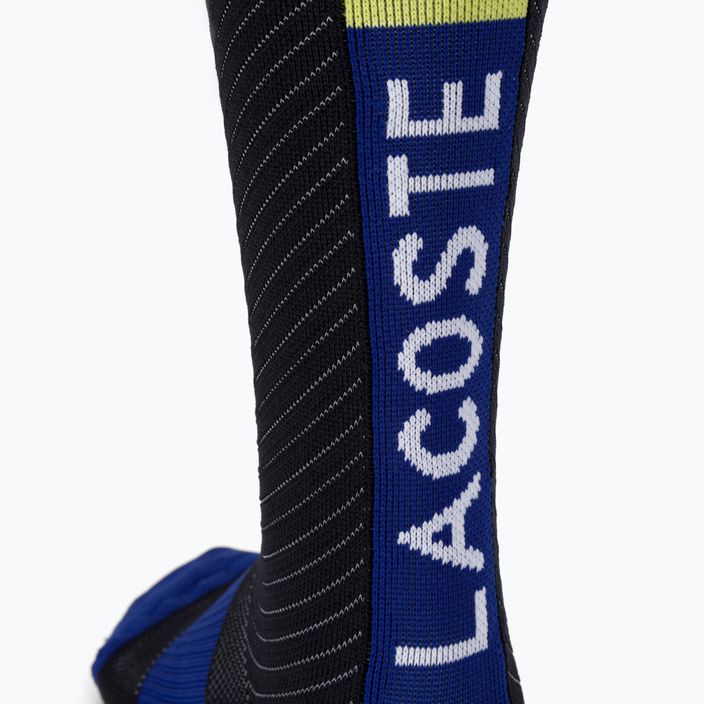 Lacoste Compression Zones Dlhé tenisové ponožky čierne RA4181 3