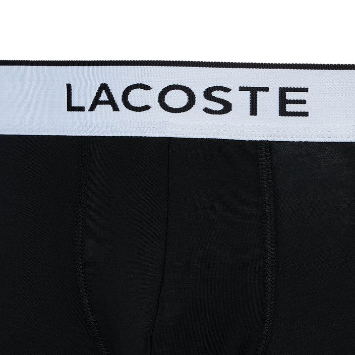 Pánske boxerky Lacoste 5H8385 3 páry black 4