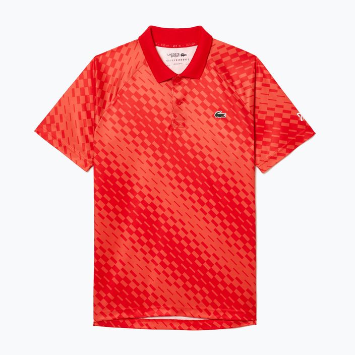 Lacoste pánske tenisové polo tričko červené DH5174 5