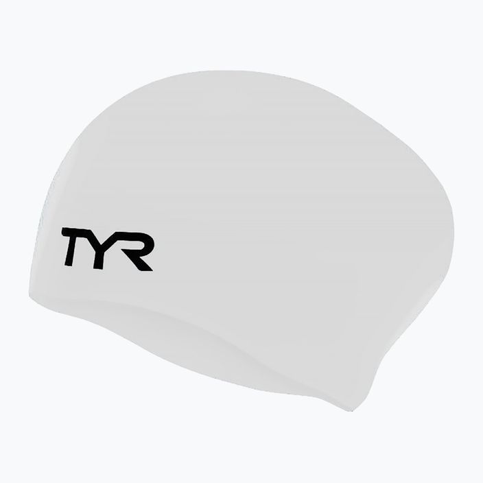 Plavecká čiapka TYR Wrinkle-Free biela LCSL_1 3