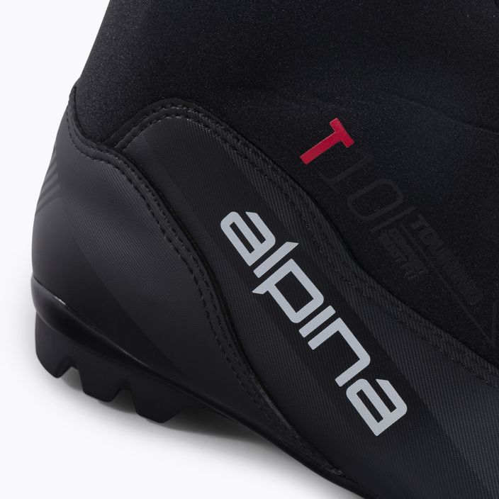 Pánske topánky na bežecké lyžovanie Alpina T 10 black/red 8