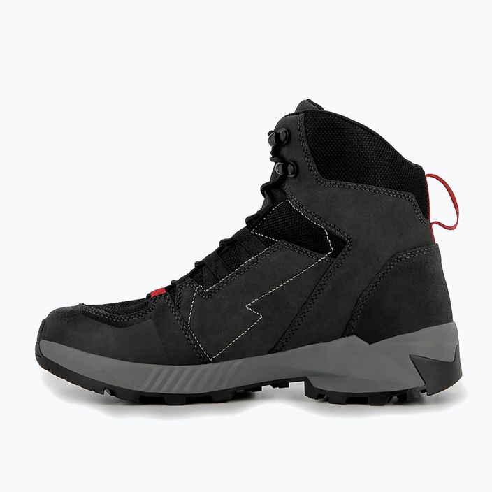 Pánske trekingové topánky Alpina Tracker Mid black/grey 12