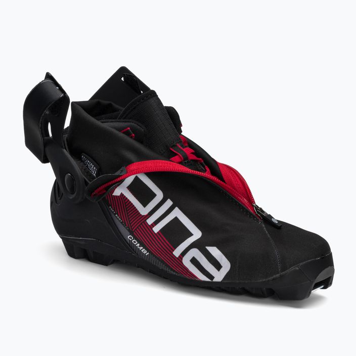 Pánske topánky na bežecké lyžovanie Alpina N Combi black/white/red 8
