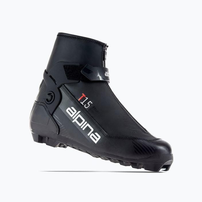 Pánske topánky na bežecké lyžovanie Alpina T 15 black/red 14