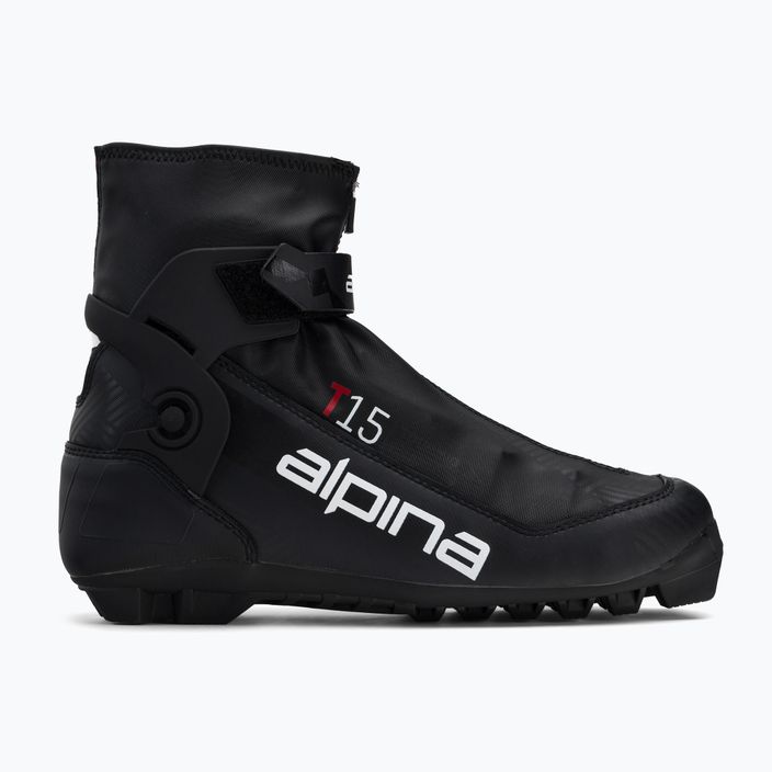 Pánske topánky na bežecké lyžovanie Alpina T 15 black/red 2