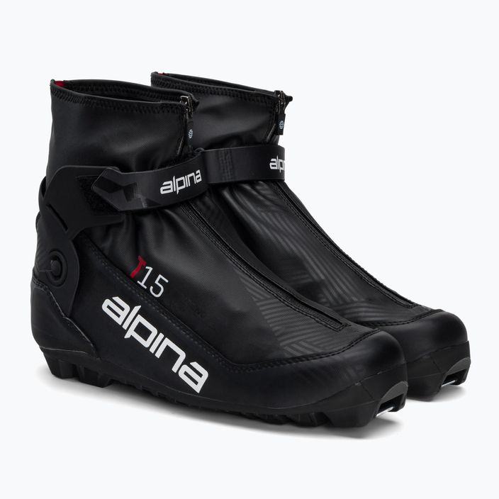 Pánske topánky na bežecké lyžovanie Alpina T 15 black/red 4