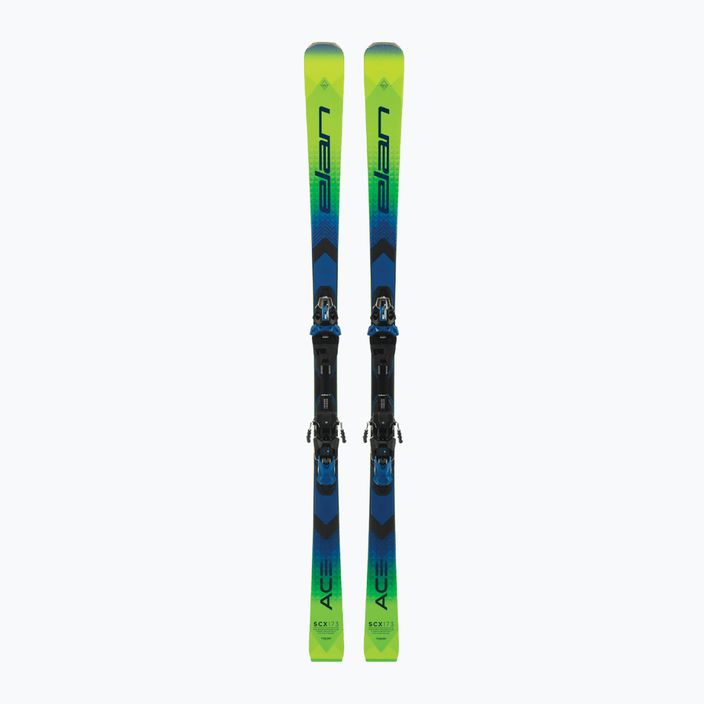 Zjazdové lyže Elan Ace SCX Fusion + EMX 12 green-blue AAJHRC21 10