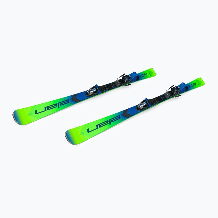 Elan Ace SLX Fusion + EMX 12 zjazdové lyže zeleno-modré AAKHRD21 4