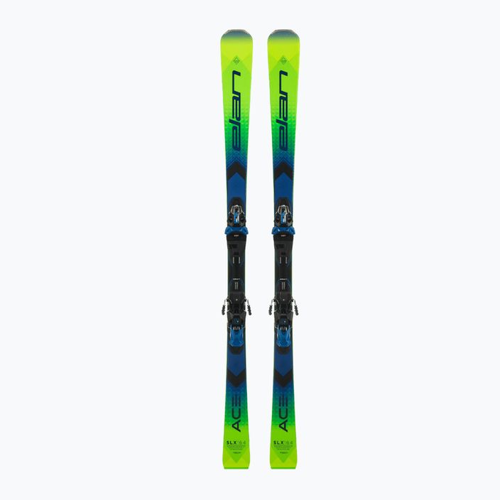 Elan Ace SLX Fusion + EMX 12 zjazdové lyže zeleno-modré AAKHRD21 10