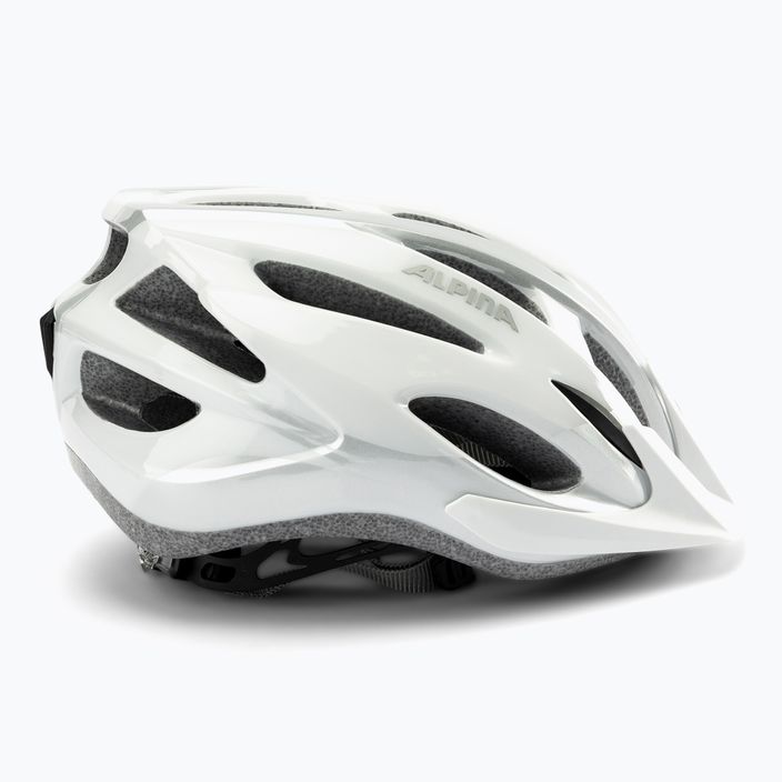 Cyklistická prilba Alpina MTB 17 white/silver 3