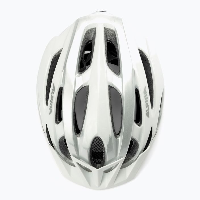 Cyklistická prilba Alpina MTB 17 white/silver 6