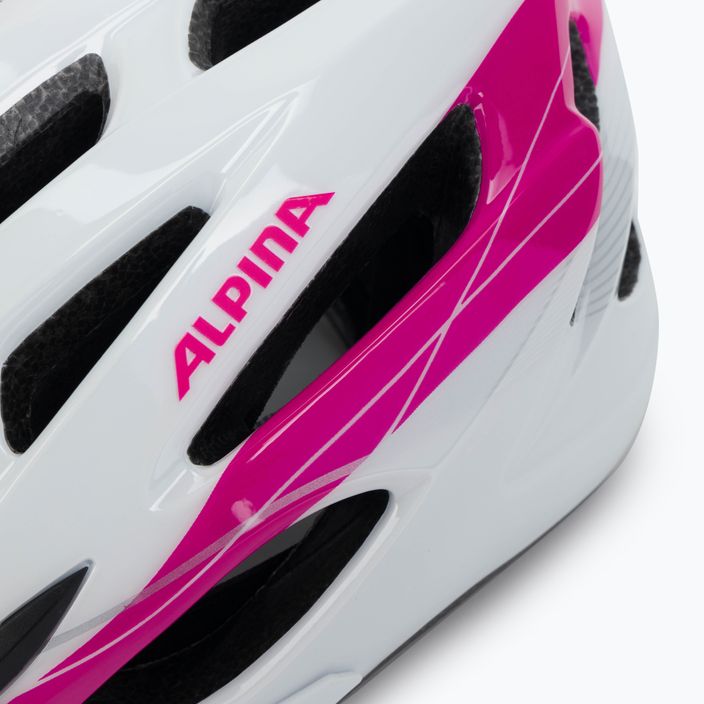 Cyklistická prilba Alpina MTB 17 white/pink 7