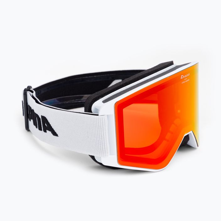 Lyžiarske okuliare Alpina Narkoja Q-Lite white/orange