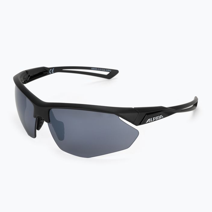 Cyklistické okuliare Alpina Defey HR black matte/black mirror 5