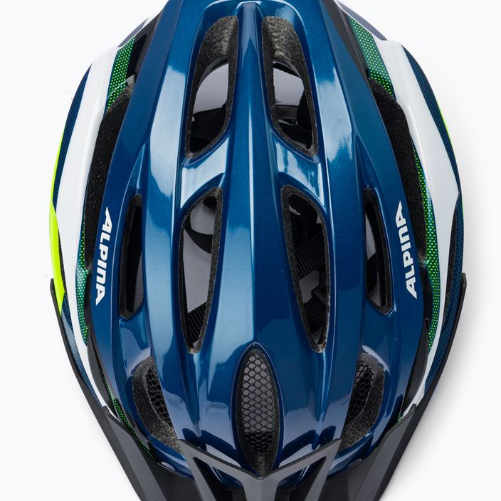 Cyklistická prilba Alpina MTB 17 dark blue/neon 6