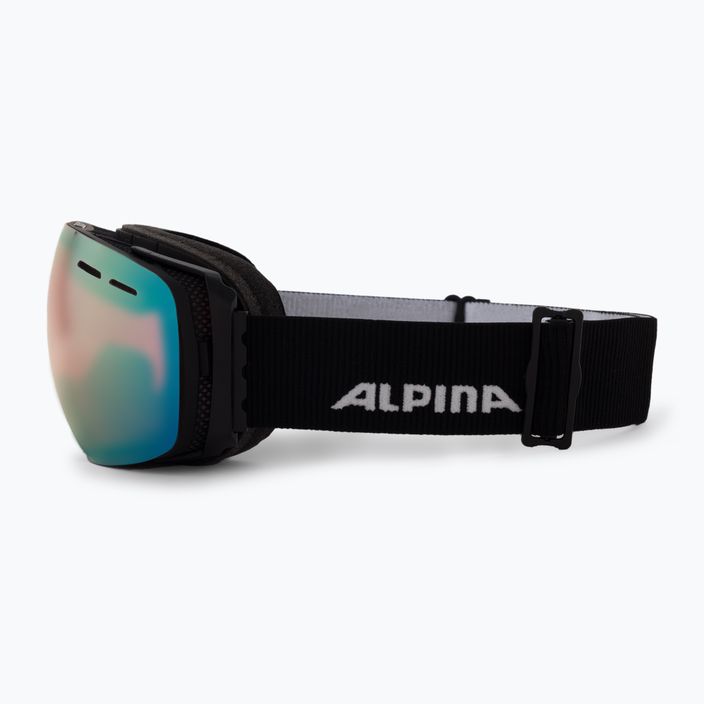Lyžiarske okuliare Alpina Granby QV black matt/gold sph 4
