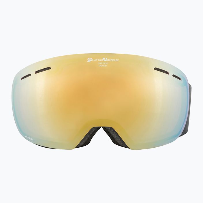 Lyžiarske okuliare Alpina Granby QV black matt/gold sph 7
