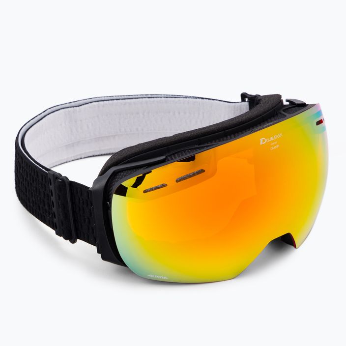 Lyžiarske okuliare Alpina Granby Q-Lite black matt/red sph