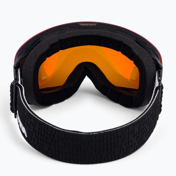 Lyžiarske okuliare Alpina Granby Q-Lite black matt/red sph 3