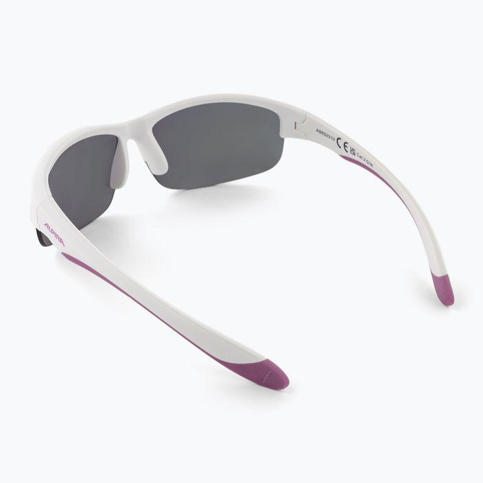 Detské slnečné okuliare Alpina Junior Flexxy Youth HR white purple matt/pink mirror 2
