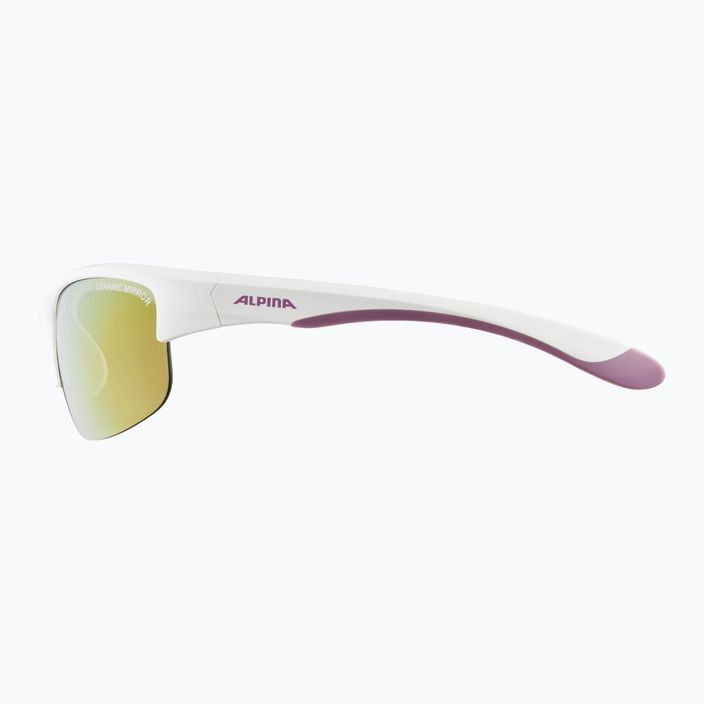 Detské slnečné okuliare Alpina Junior Flexxy Youth HR white purple matt/pink mirror 5