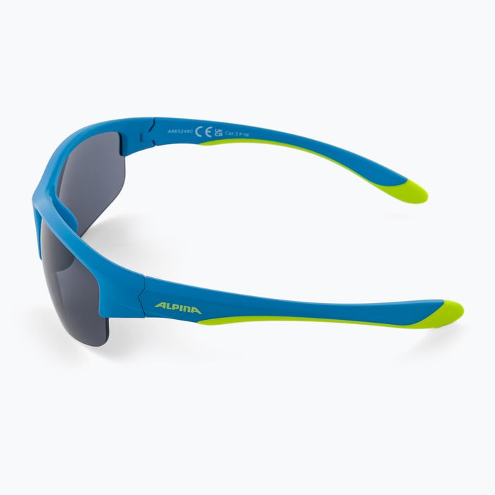 Detské slnečné okuliare Alpina Junior Flexxy Youth HR blue lime matt/black 4