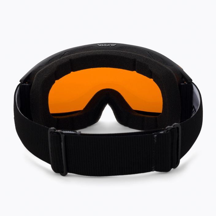 Lyžiarske okuliare Alpina Nakiska black matt/orange 3