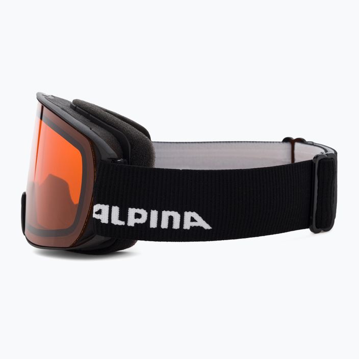 Lyžiarske okuliare Alpina Nakiska black matt/orange 4