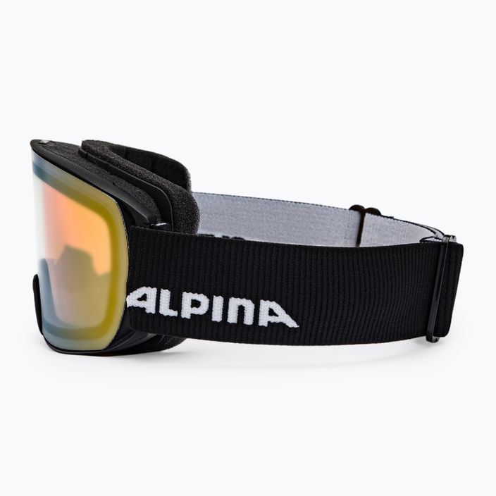 Lyžiarske okuliare Alpina Nakiska Q-Lite black matt/gold 4