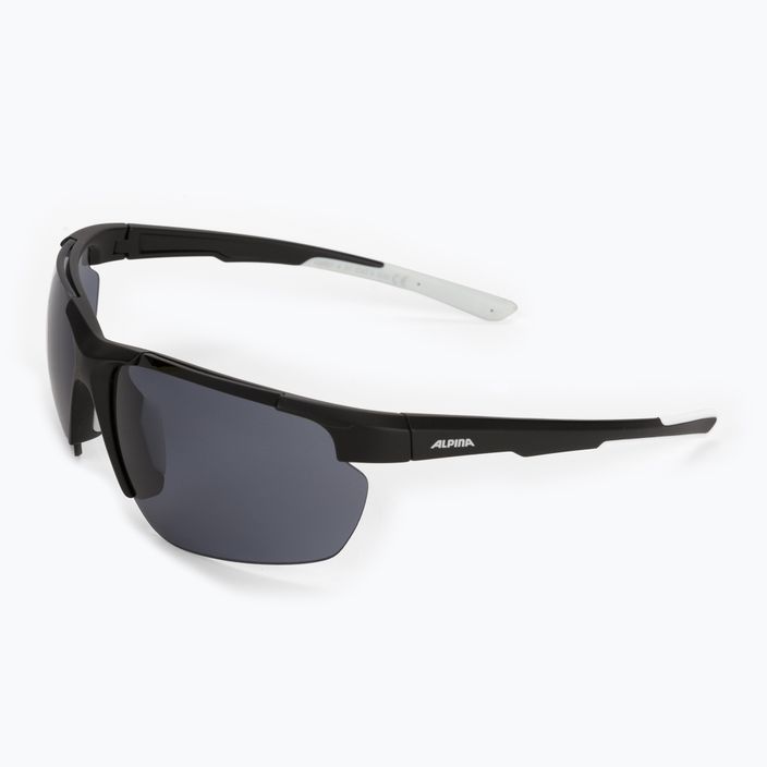 Cyklistické okuliare Alpina Defey HR black matt/white/black 5