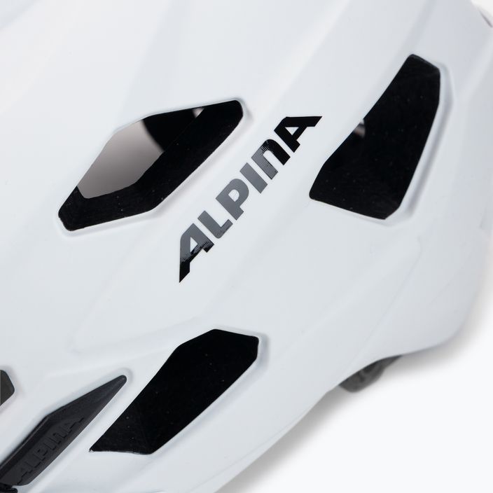Cyklistická prilba Alpina Anzana white matte 5