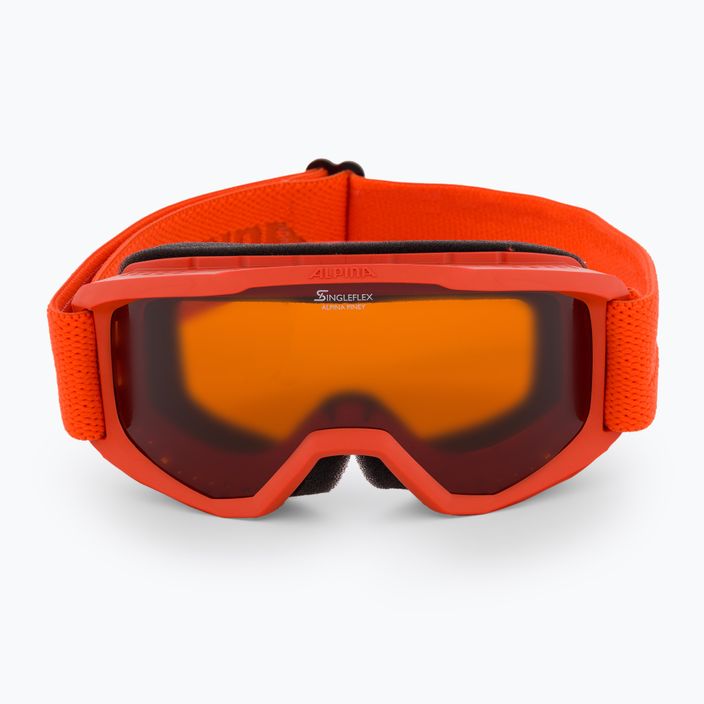 Detské lyžiarske okuliare Alpina Piney pumpkin matt/orange 2