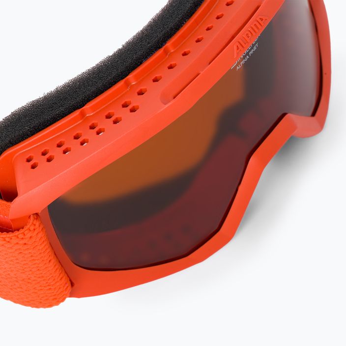 Detské lyžiarske okuliare Alpina Piney pumpkin matt/orange 5
