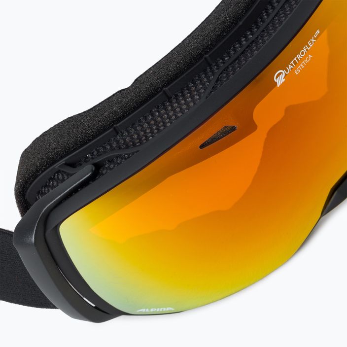 Lyžiarske okuliare Alpina Estetica Q-Lite black/rose matt/rainbow sph 5