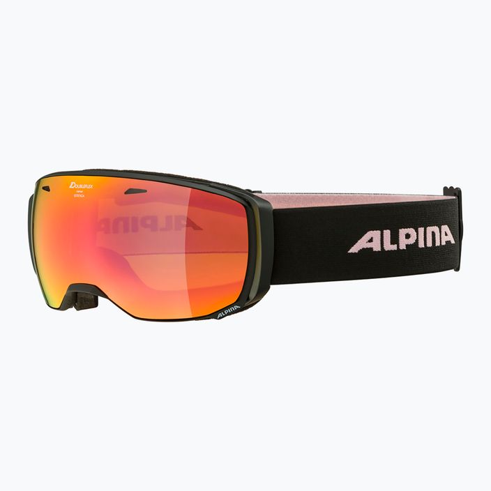 Lyžiarske okuliare Alpina Estetica Q-Lite black/rose matt/rainbow sph 6
