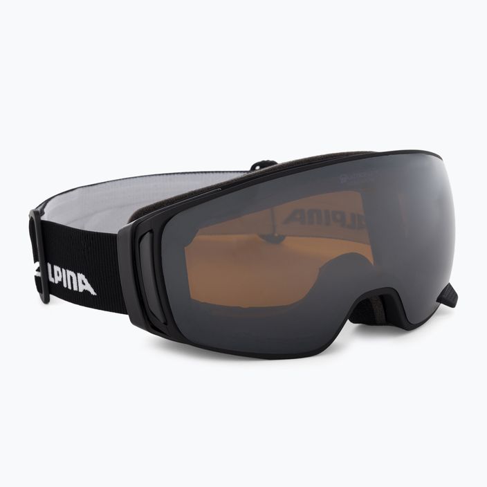 Lyžiarske okuliare Alpina Double Jack Mag Q-Lite black matt/mirror black 6