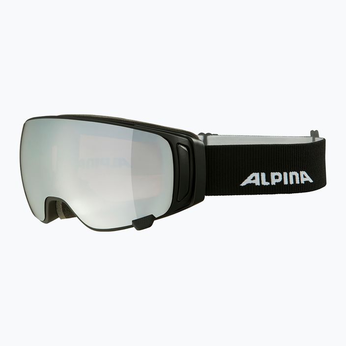 Lyžiarske okuliare Alpina Double Jack Mag Q-Lite black matt/mirror black 7