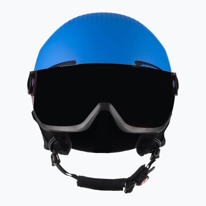 Detské lyžiarske prilby Alpina Zupo Visor Q-Lite blue matt 2