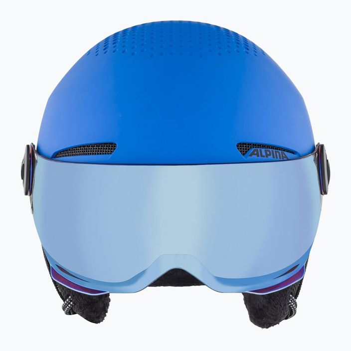 Detské lyžiarske prilby Alpina Zupo Visor Q-Lite blue matt 10
