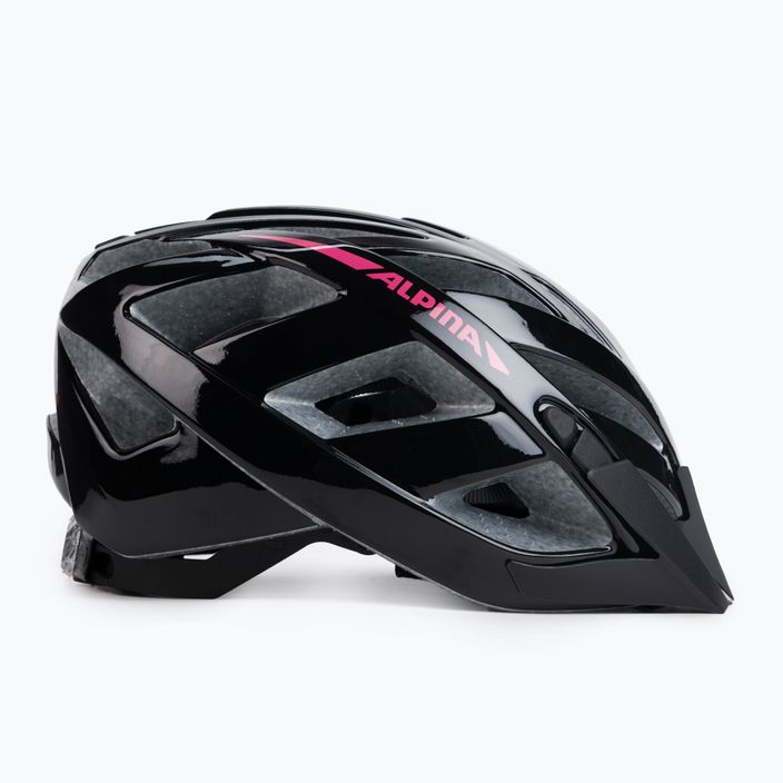 Cyklistická prilba Alpina Panoma 2.0 black/pink gloss 3