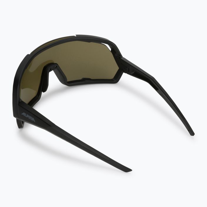 Cyklistické okuliare Alpina Rocket Q-Lite black matt/silver mirror 2