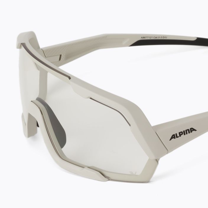 Cyklistické okuliare Alpina Rocket V cool grey matt/clear 5