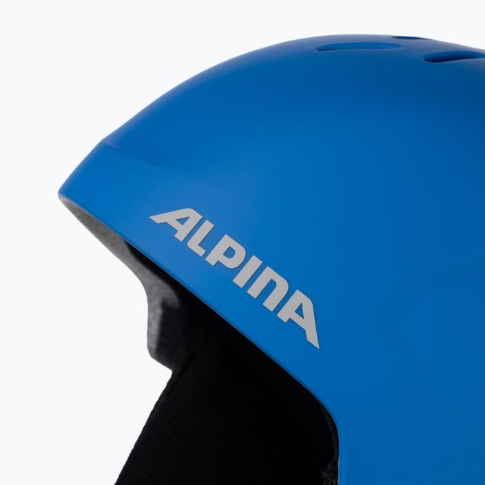 Detské lyžiarske prilby Alpina Pizi blue matt 9