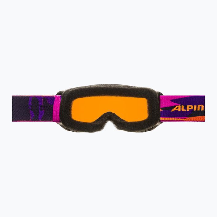 Detské lyžiarske okuliare Alpina Piney black/pink matt/orange 3